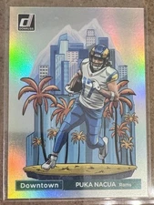 2024 Panini NFL Donruss Puka Nacua Downtown SSP #20 Rams - read description