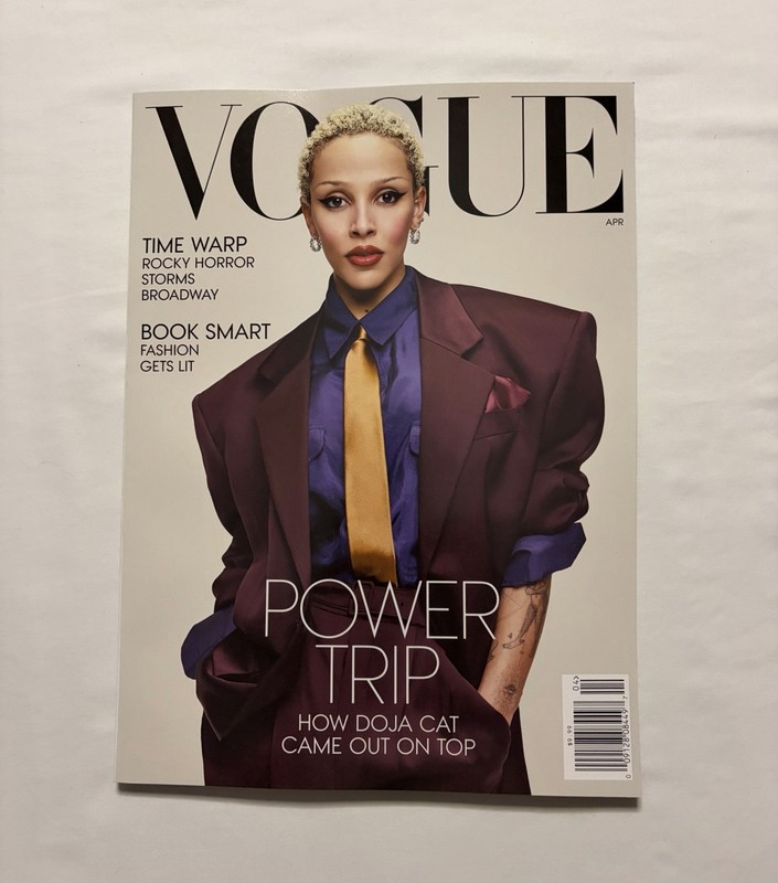 Vogue Doja Cat “Power Trip How Came Out On Top” Issue April 2026 Magazine