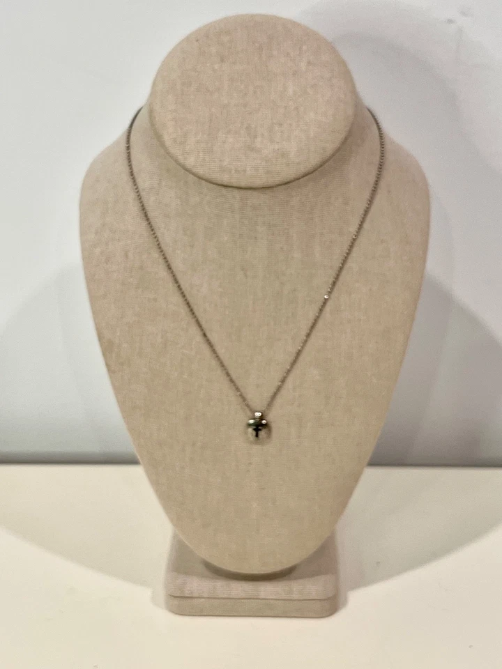 Colar pingente de prata esterlina 925 Silpada miniatura cruz fé religiosa 4,4 gm - Imagem 2 de 4