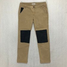 Free People Tan Khaki Utility Patch Knee Pants Size 6