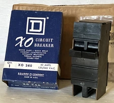 Square D Cutler Hammer XO240 40 Amp 2 Pole Circuit Breaker NEW! In original box!