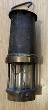 Vintage/Antique Brass Miners Lamp