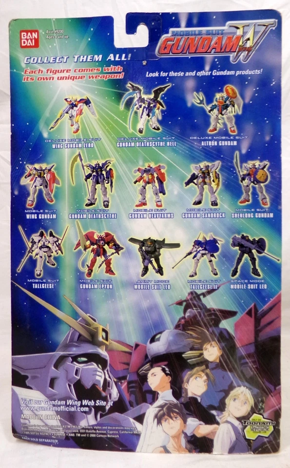 Figura de colección Mobile Suit Gundam Wing Deathscythe 2000 4,5" nueva sellada Foto 3 de 4