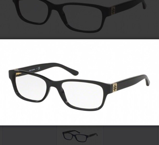 TORY BURCH TY 2067 col.1377 Black Authentic Eyeglasses Frames Only 52 17 135