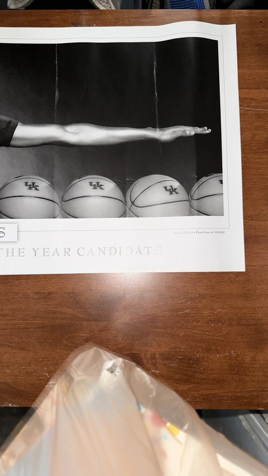 Foto enmarcada Jugador Defensivo del Año 2012 Anthony Davis "Wingspan" Foto 4 de 4