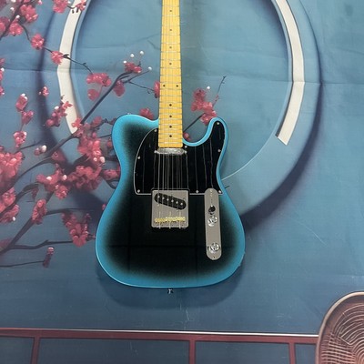  Custom TL Style Electric Guitar Maple Fretboard Black Pickguard  US Warehouse