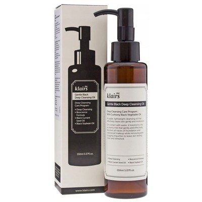 Liebe, Klairs Gentle Black Sanftes Öl für problematische Haut, 150ml