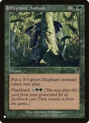 Elephant Ambush 240/350 The List Reprints