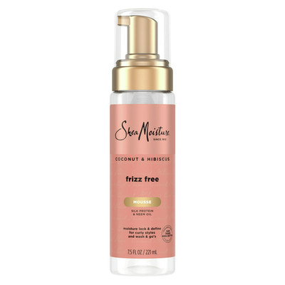 Shea Moisture Frizz Free Curl Mousse Coconut Hibiscus 7.5 oz