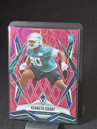 2025 Panini Phoenix Football Pink Lazer Kenneth Grant #223