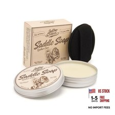 Saddle Soap for Leather,Leather Nerd Leather Cleaner 4.23 Oz Saddle Soap Kit