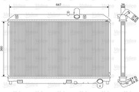 MotorküHler WasserküHler Valeo 701561 FüR Mazda RX Aluminium KunststoffgehäUse