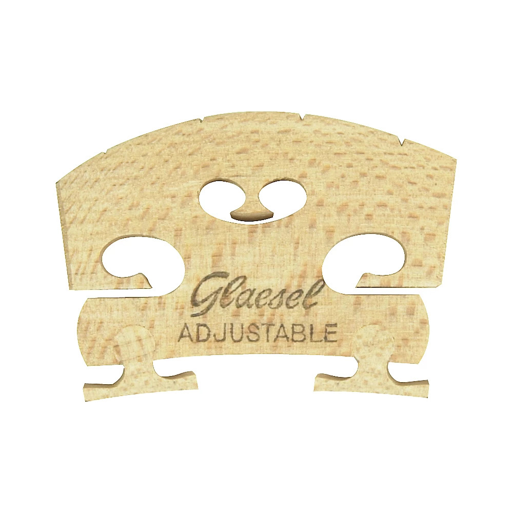 Glaesel 4/4 Violin Bridge  Low