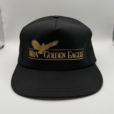 Vintage NRA Golden Eagles Snapback Hat Made In USA *NEW*