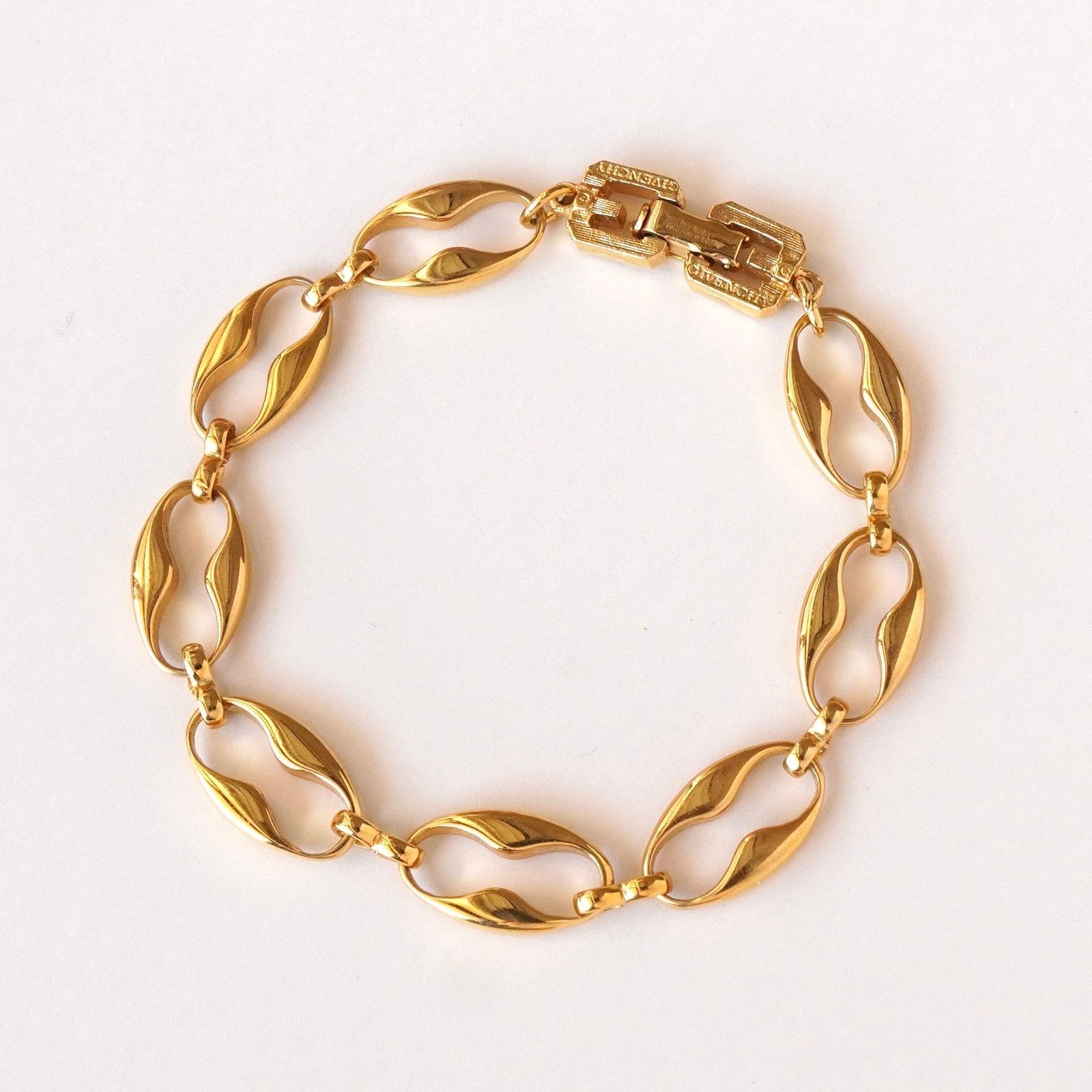 Givenchy GP Chain Bracelet 18cm Vintage Japan Jewelry Accessory Collector thumbnail 4