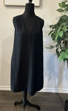 Banana Republic NWT Racer Back Black Mini With Pockets And Side Zipper Sz 6