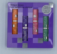 CLINIQUE Kisses 4-Pc Dramatically Different Lipstick Shaping Lip Colour Set New
