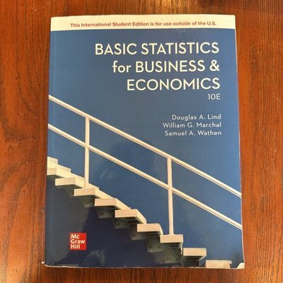 #ad #ad Basic Statistics for Business and Economics 10E Int’l Student Edition 2022 $40.00