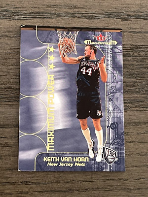 2001-02 Fleer Maximum Maximum Power Keith Van Horn #13MX New Jersey Nets