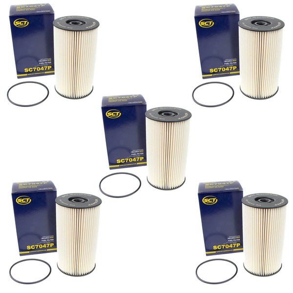 Kraftstofffilter Diesel 5 StüCk SCT SC7047P FüR Audi Seat Skoda VW 1.9 2.0 TDI-image