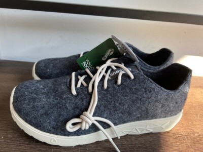 New ICEBUG Eide ReWool Biosole Lace up Shoes sz W 9.5/M 8