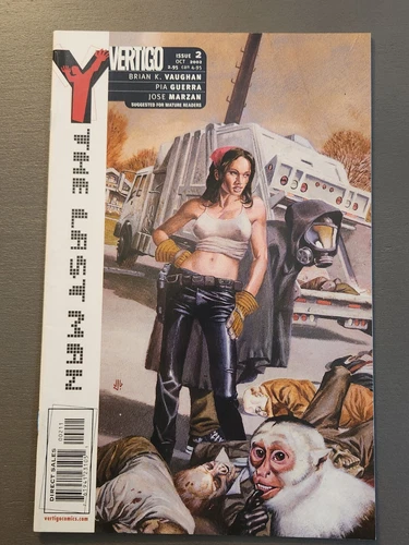Y The Last Man #2 1st App Waverly 1st Print 2002 DC Comics Vertigo