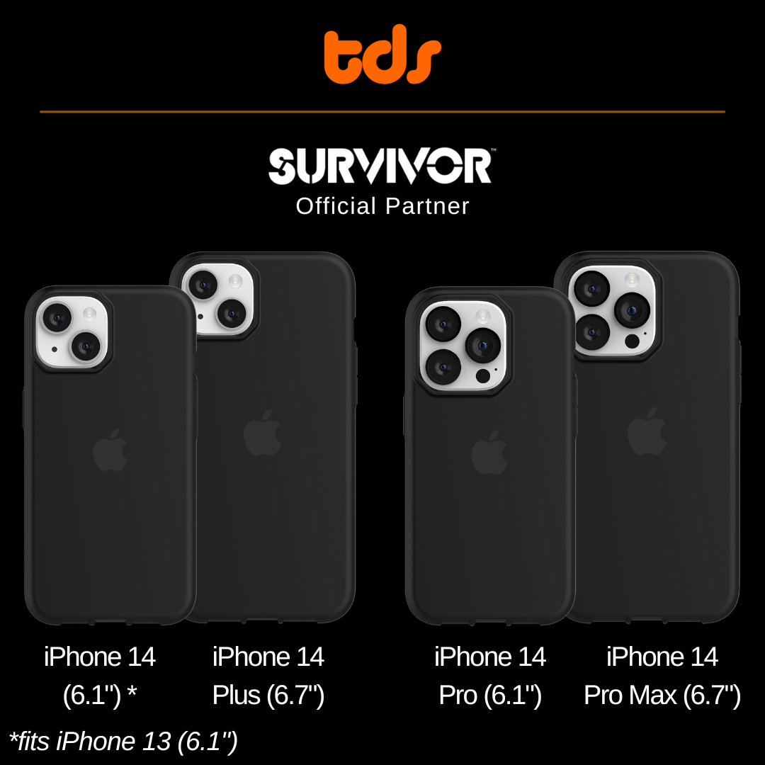 Griffin iPhone 14 Survivor Clear Case Hard Protective Durable Mini