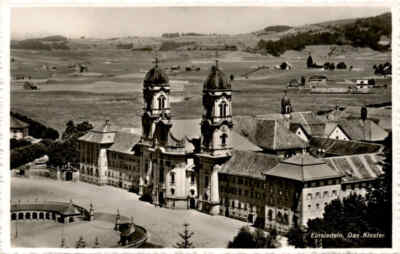 Einsiedeln, Das Kloster, Kunstverlag K. Goetz, Luzern, Postcard