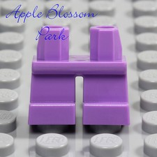 NEW Lego Minifig LAVENDER SHORT LEGS -Boy Girl Child Lt Purple Jeans Pants Lower