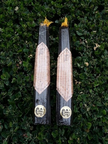 33 Holy Beeswax Candles From Jerusalem - Blessed Church Wax Candles For Prayer & Meditation 9 thumbnail image