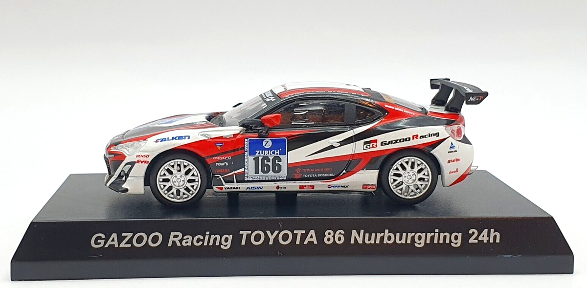 1/64 Kyosho GAZOO RACING TOYOTA 86 NURBURGRING 24H #166 diecast