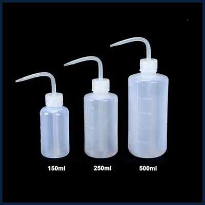 Office Laboratory Equipment Clean Transparent White Measuring Bottle Capacity