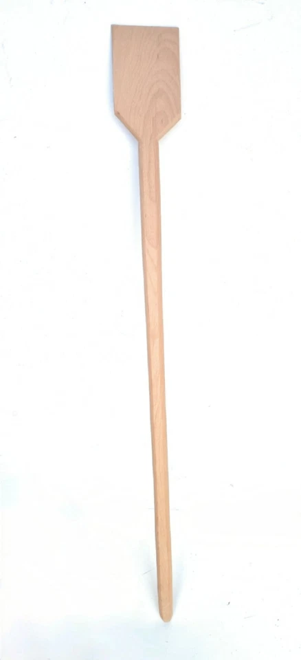 Grande Louche Géante en Bois de Hêtre Massif 124cm, Fait Main - Photo 1/4