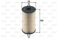 Valeo 587904 Kraftstofffilter FüR VW Audi Seat Skoda