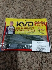 Strike King KVD FAT Baby Finesse Worm FBFIN5-175 Green Pumpkin Sapphire 5". 