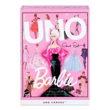 New UNO Canvas Barbie Fashion Model Collection Deck  Robert Best Card Game