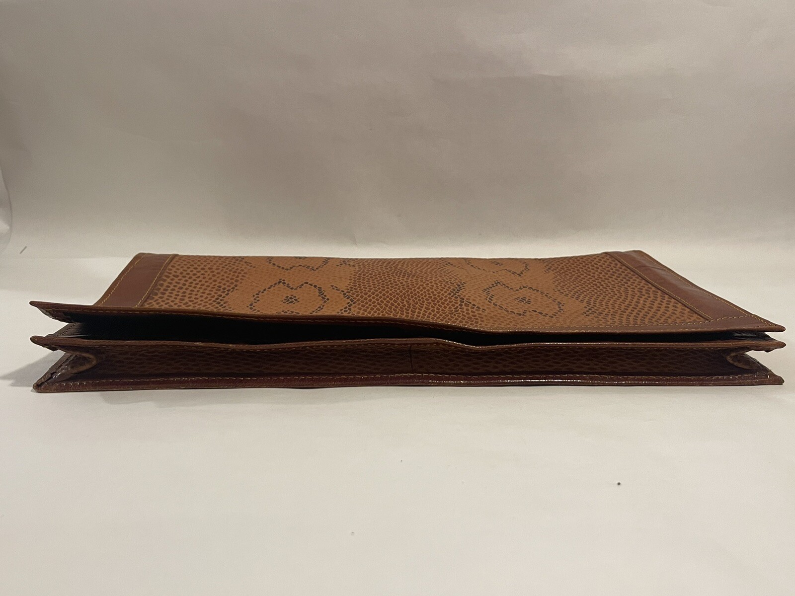 Genuine Leather Python Leather Clutch Purse /Bags… - image 5