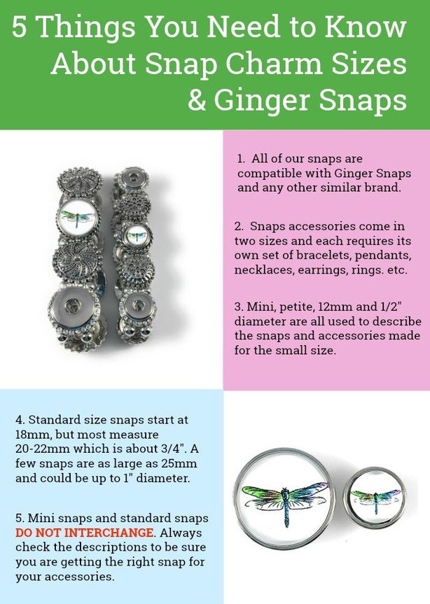 SMALL SNAP * POLKA DOT Glass Snap 12MM Interchangeable Jewelry Fit 