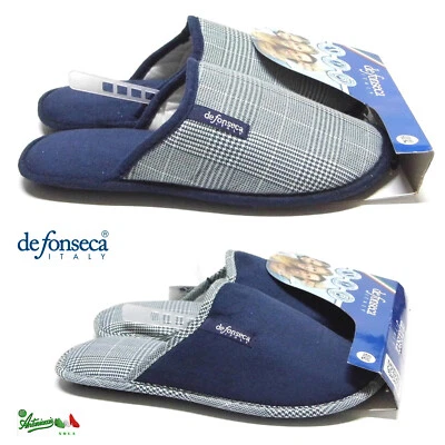 DE FONSECA OFFERTA 39/40 41/42 DEFONSECA Ciabatte pantofole uomo punta chiusa BARI M 407
