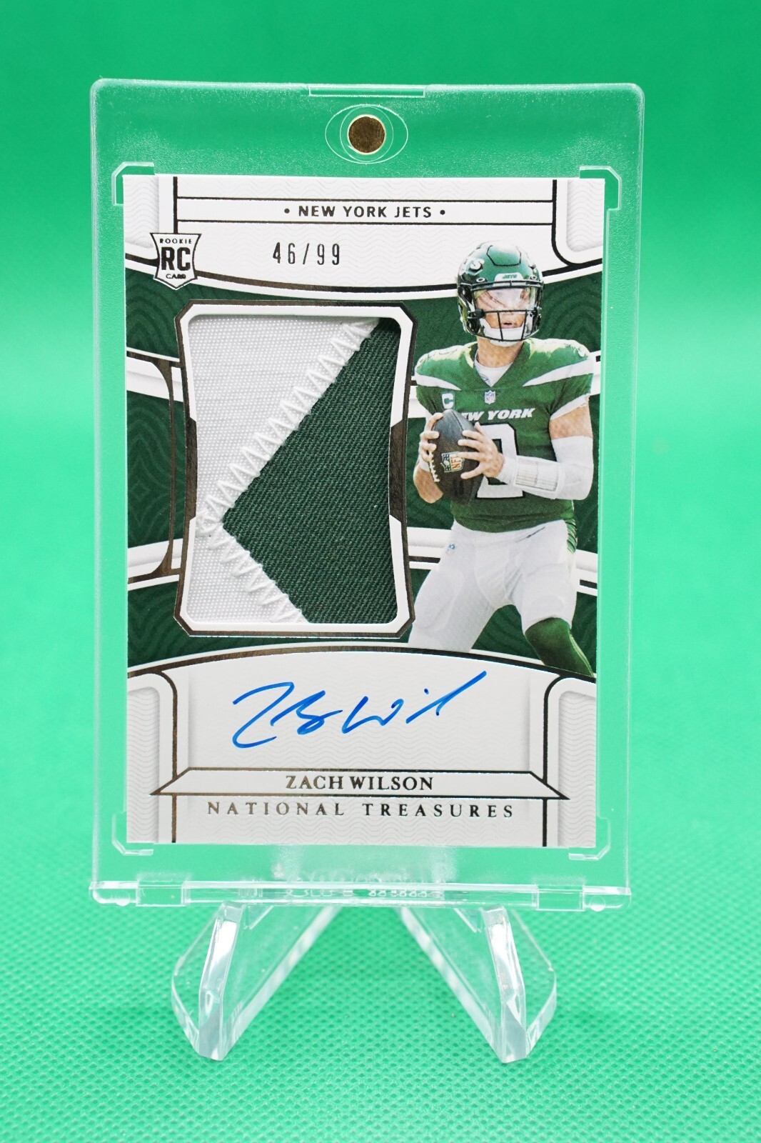 2021 National Treasures Zach Wilson RPA 46/99 #157 TRUE RPA INVEST R6220J