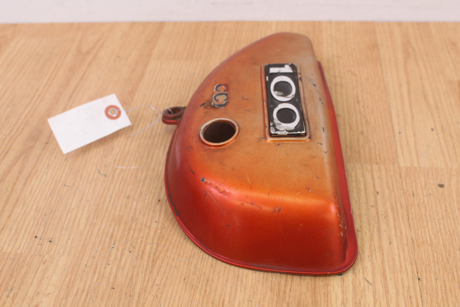 1973 SUZUKI TC100 Left Side Cover / Panel PT# 47111-25300-019