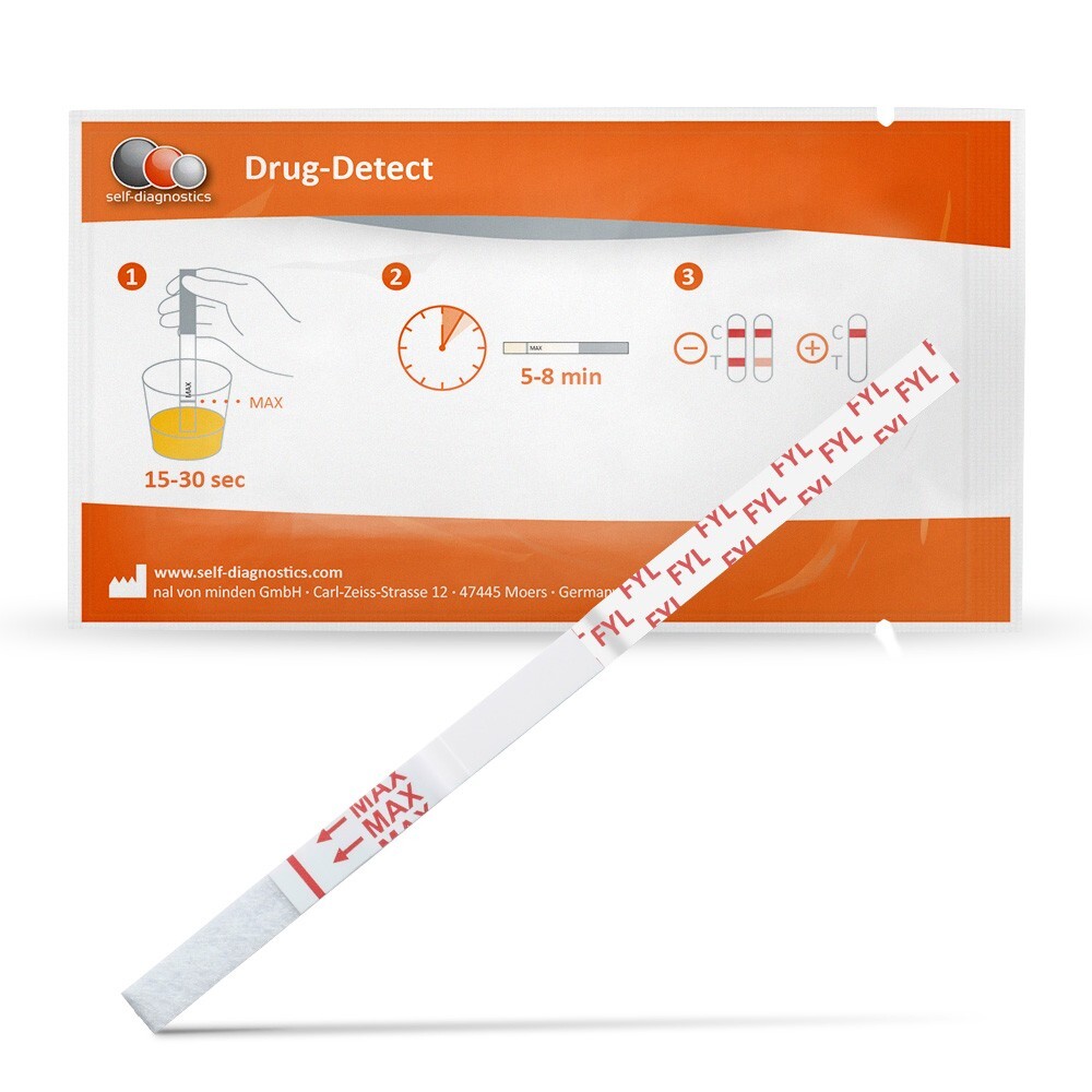 self-diagnostics Fentanyl (FYL) 10 ng/ml Drogenschnelltest - 5 Teststreifen