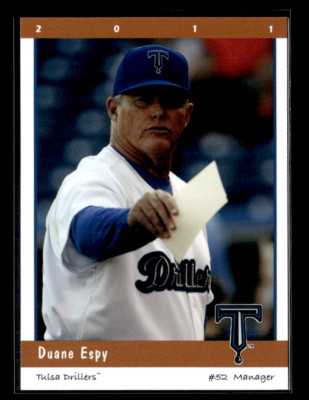 Duane Espy 2011 Tulsa Driller Team Set