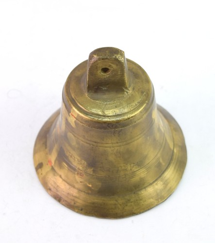 Indian Brass Bell Hand-Crafted Traditional Hindu Temple Holy Decor. G70-231 - Picture 2 of 9