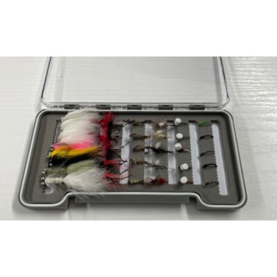 BOX OF THE MONTH APRIL, Still Water, fishing Flies, named Description