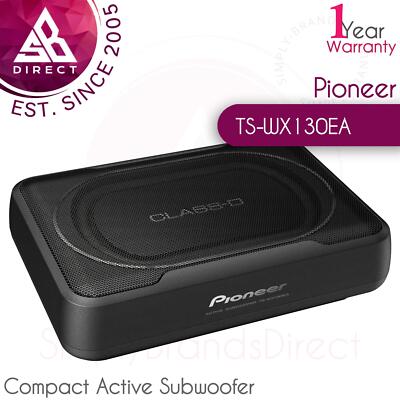 Pioneer TS-WX130EA Car UnderSeat Compact Active Subwoofer Class-D Amplifier 160W