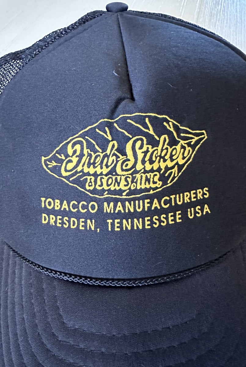 tobacco manufacturers Vintage Fred Stoker & Sons Inc Tobacco Manufacturers Snapback Cap Mesh back  USA