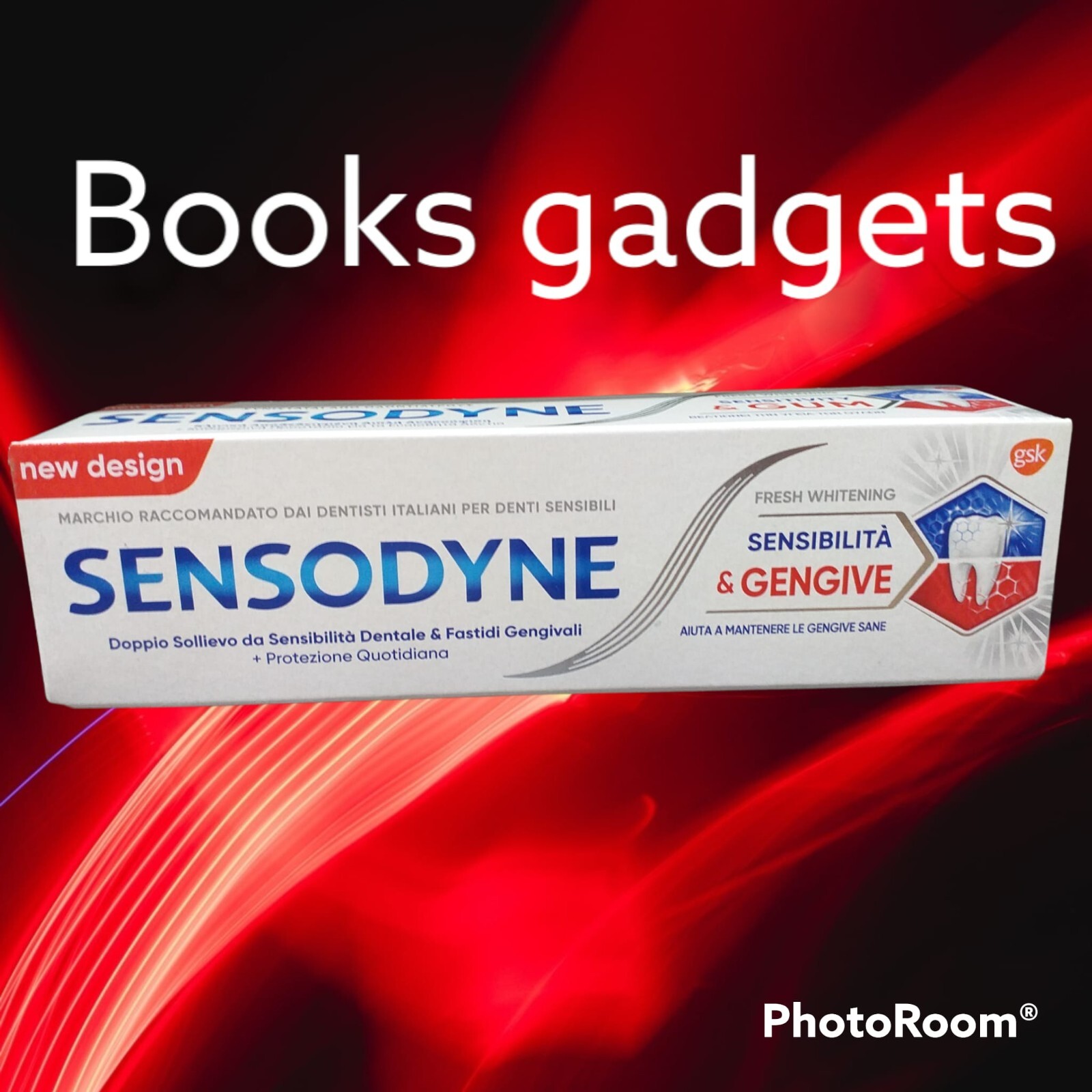 5 pezzi Sensodyne Dentifricio SENSIBILITA' & GENGIVE Fresh Whitening 75ml