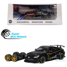 Cm-model 164 Subaru Brz Varis Arising Black With Extra Wheels Cm-model 164 Subaru Brz Varis Arising Black With Extra Wheels