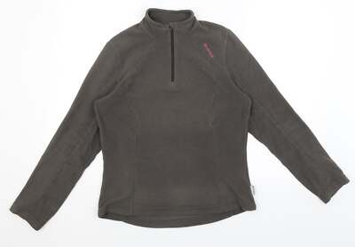 Quechua Damen braun hochgeschlossen Polyestermischung Pullover Größe 10